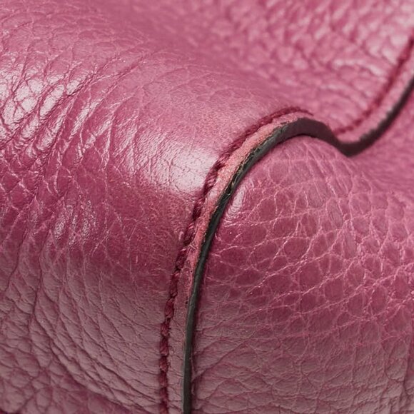 GUCCI Purple Leather Shoulder Bag - Picture 4 of 12